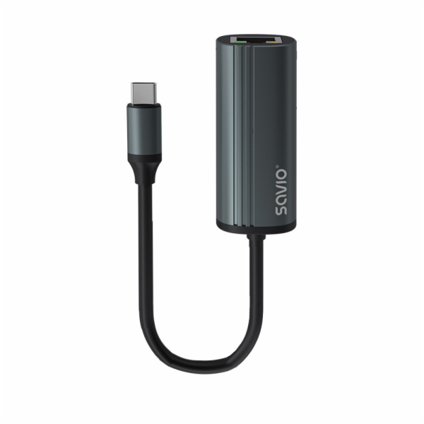 SAVIO Adapter USB-C 3.1 Gen.1 (M) to RJ-45 Gigabit Ethern...