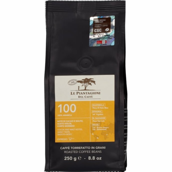 Zrnková káva Le Piantagioni del Caffe 100 250 g