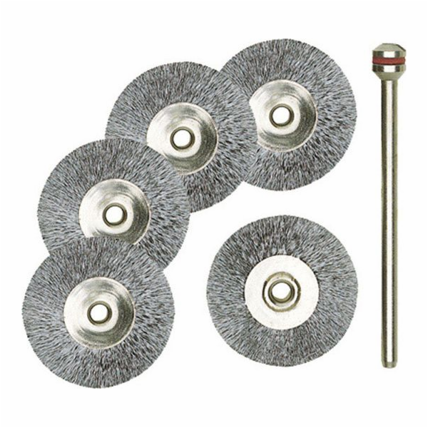 Proxxon drátěné kartáče 22 mm Inox kotouče [5 kusů]