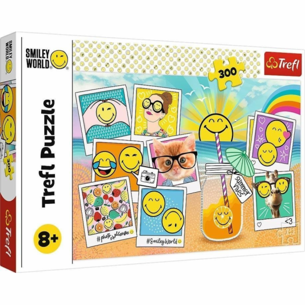 Puzzle 300 dílků Smajlík na dovolené