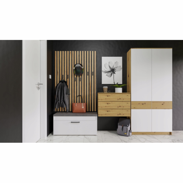 Topeshop PARMA SZAFKA BIEL organizér na boty Closed White