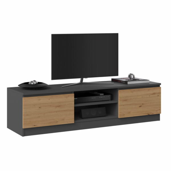 Topeshop RTV 140 ANTR/ARTIS TV stojan/zábavní centrum 2 p...