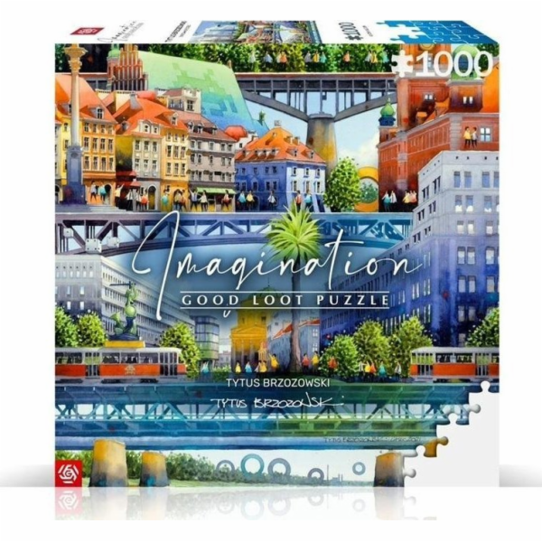 Good Loot Puzzle 1000 Tytus Brzozowski Varšavské mosty