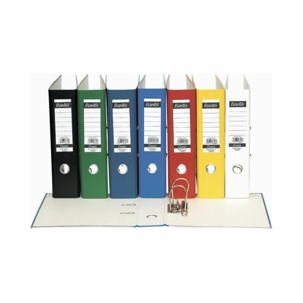 Bantex pořadač BANTEX CLASSIC BINDER A4/75 MM BÍLÁ