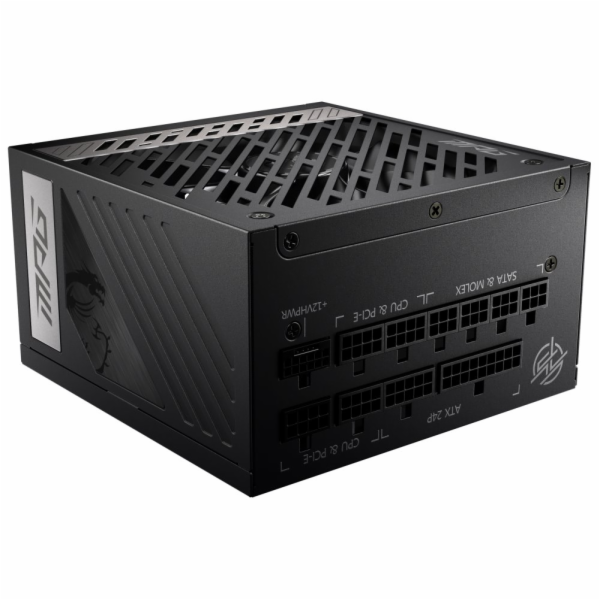 MSI MPG A850G PCIE5 napájecí zdroj 850 W 24-pin ATX ATX Č...