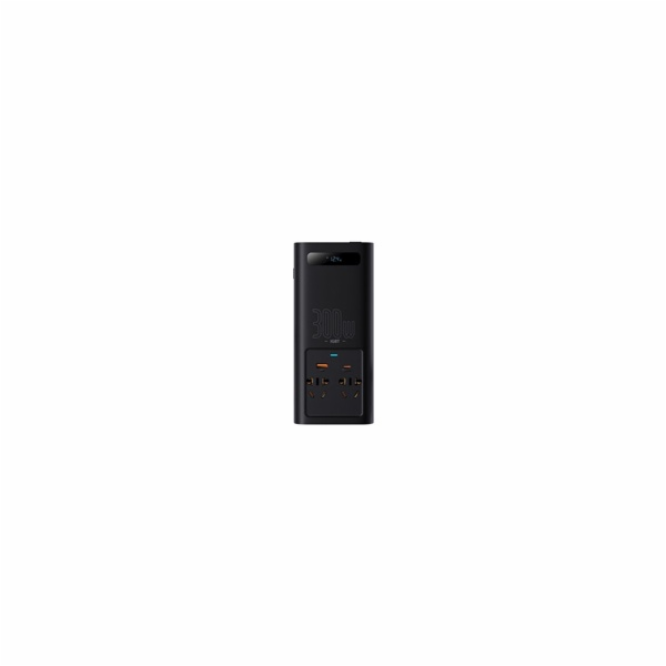Měnič napětí Baseus 300W (220V CN/EU) (černý)