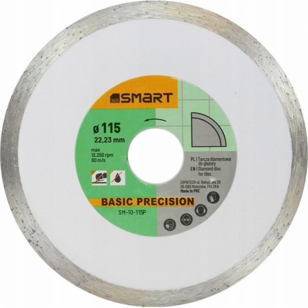 Chytrý základní přesný diamantový kotouč 115mm SM-10-115P