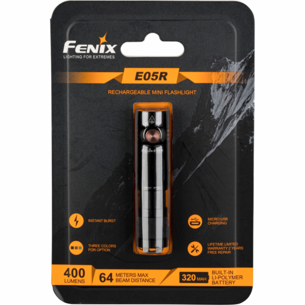 Fenix E05R 400 lm kapesni svitilna