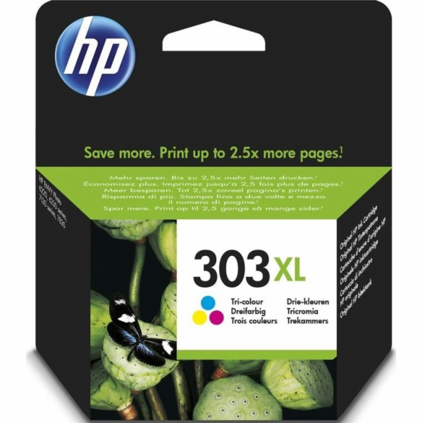 Inkoust HP Ink č. 303XL T6N03AE CMY 415 stran T6N03AE