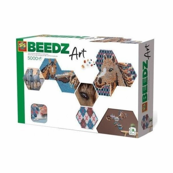 SES Beedz Art - Šestihranné dlaždice Horses