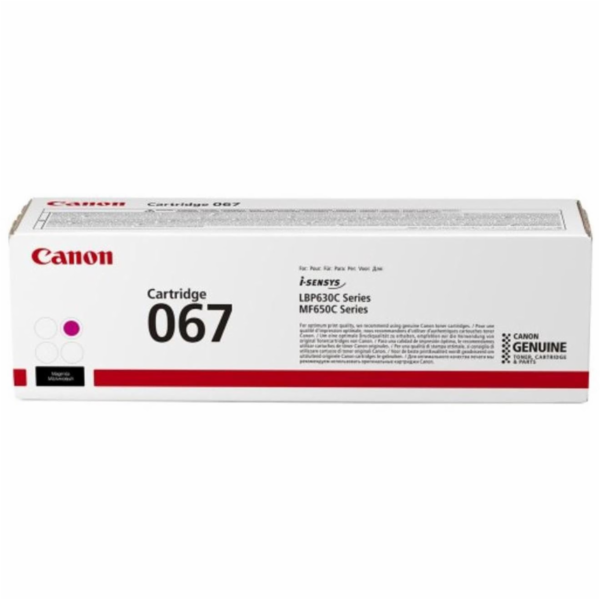 Canon TONER 067 purpurová pro i-SENSYS LBP631Cw, LBP633Cd...