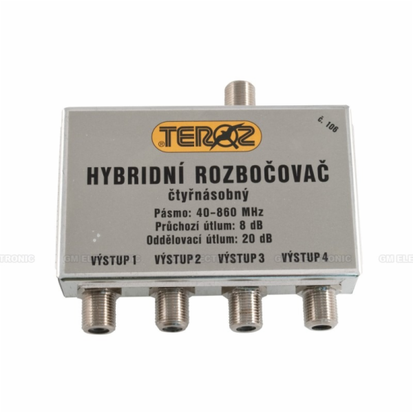 Teroz anténní rozbočovač T106XP