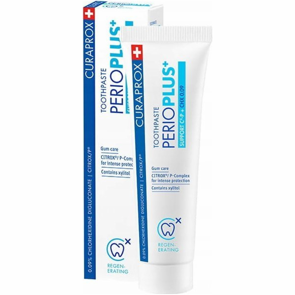 Curaprox CURAPROX PERIO PLUS+ TĚSTOVINY 0,09 CHX 75ML