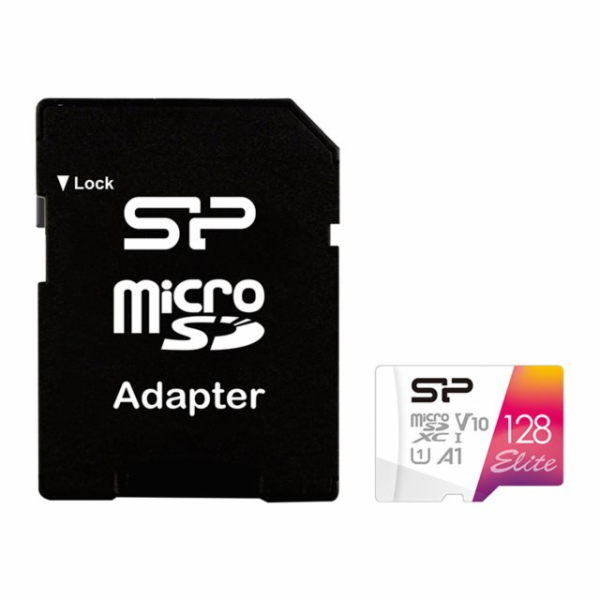 Silicon Power Elite MicroSDXC karta 128 GB Class 10 UHS-I...