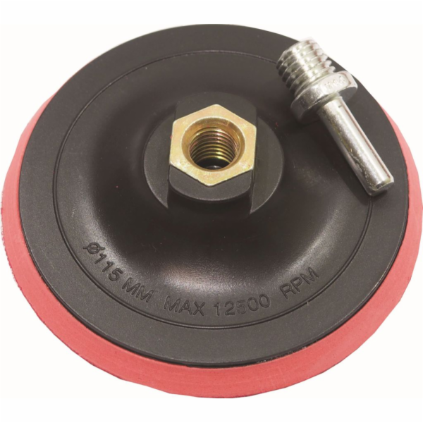 Unašeč 115mm na suchý zip + adaptér M14 stopka 8mm