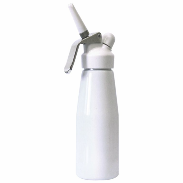 Láhev šlehačková 0.5 l alu bílá LISS HOME CHEF