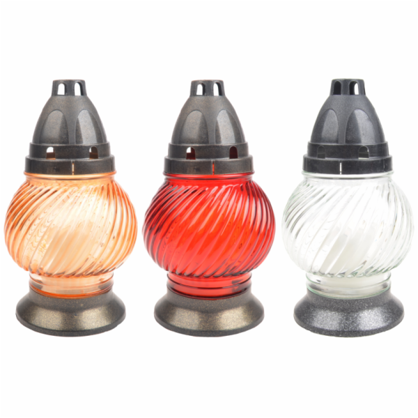 Svíčka hřbitovní 60 g/20 cm sklo