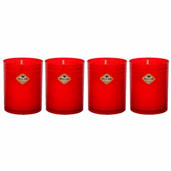 Svíčka parafín 4 ks/45 g, 6 cm