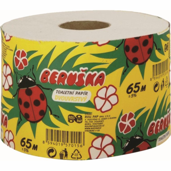 Papír&nbsp;toaletní&nbsp;2&nbsp;vrstvý&nbsp;Beruška&nbsp;60&nbsp;m&nbsp;solo