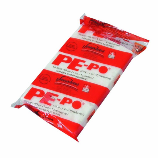 Podpalovač pevný 40 ks PE-PO