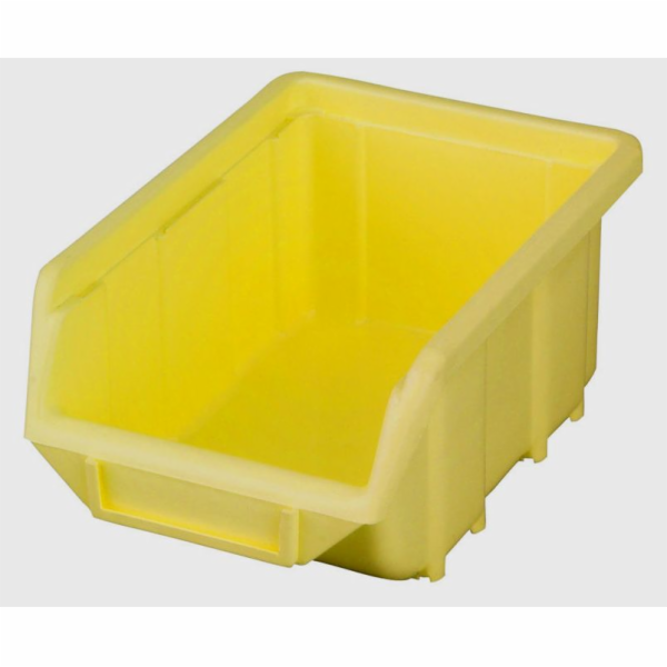 Bedna zkosená110x165x75mm 2kg malá žlutá