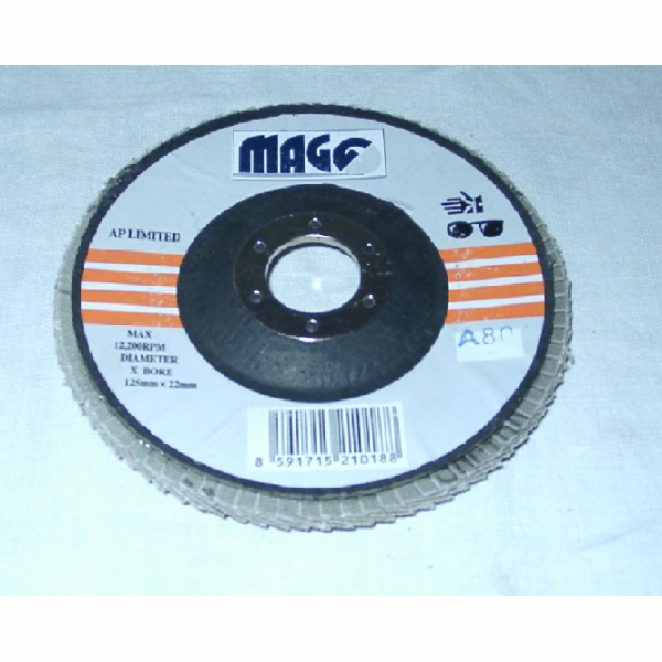 Kotouč lamelový brusný 125x22,2 mm ZK100