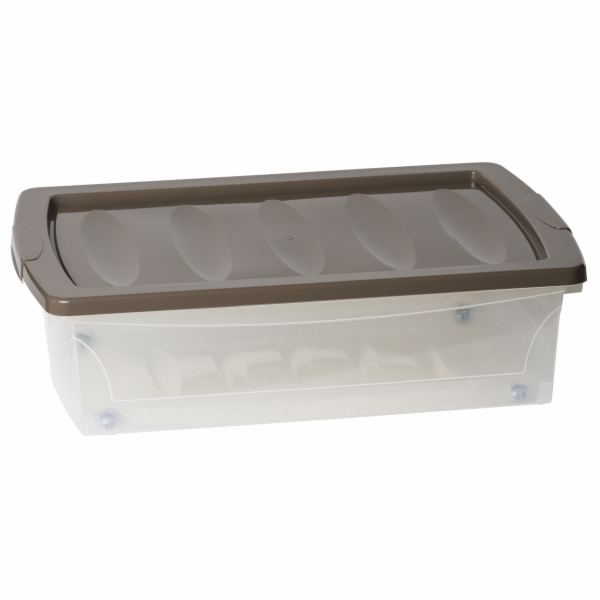 Box úložný na kolečkách 30 l 58x39x16 cm s víkem