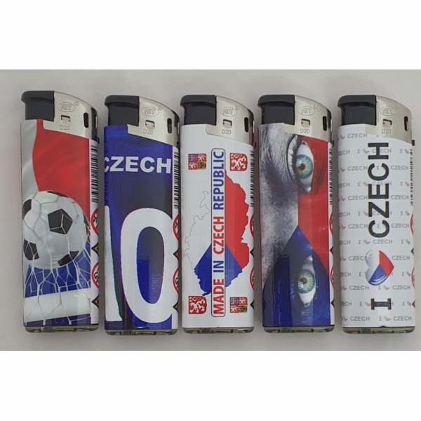 Zapalovač piezo dekor Czech Republic