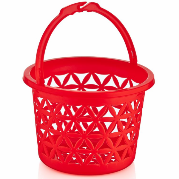 Košík na kolíčky kulatý 20x14cm barva plast