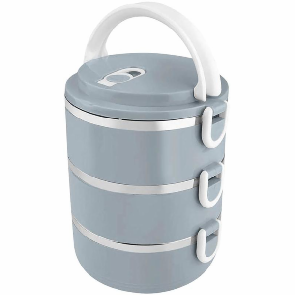 Jídlonosič termo 3 dílný (3x500 ml) modrý