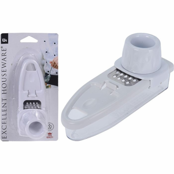 Struhadlo na česnek 14x4,5x6 cm mix barev nerez/plast