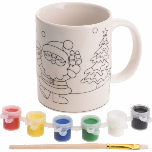 Hrnek VÁNOCE - vymaluj si sám