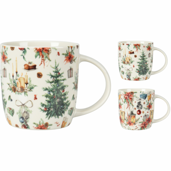 Hrnek Vánoční mix dekorů