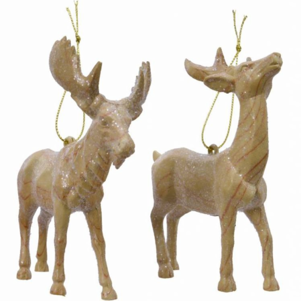 Ozdoba&nbsp;vánoční&nbsp;jelen&nbsp;nebo&nbsp;los&nbsp;12&nbsp;cm