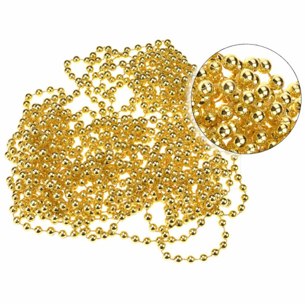 Řetěz kuličkový 8mm/10m zlatý