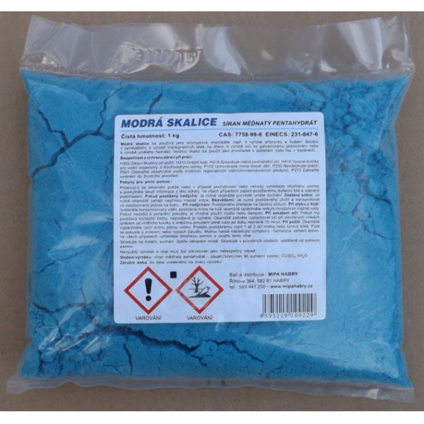 Síran měďnatý 1 kg (modrá skalice)