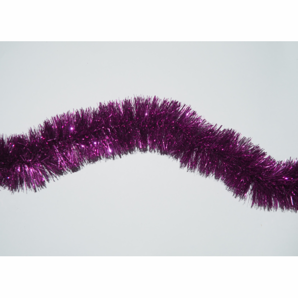 Řetěz vánoční 1,8 m / 5 cm fialový