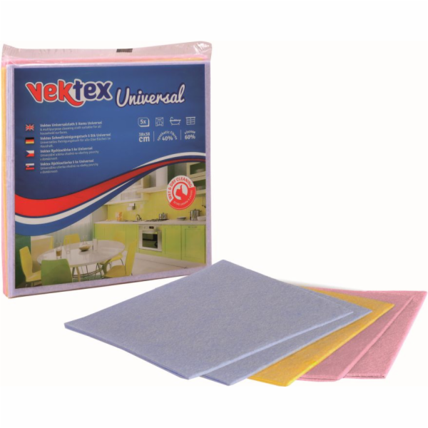 Rychloutěrka 5 ks 38x38 cm Universal Vektex