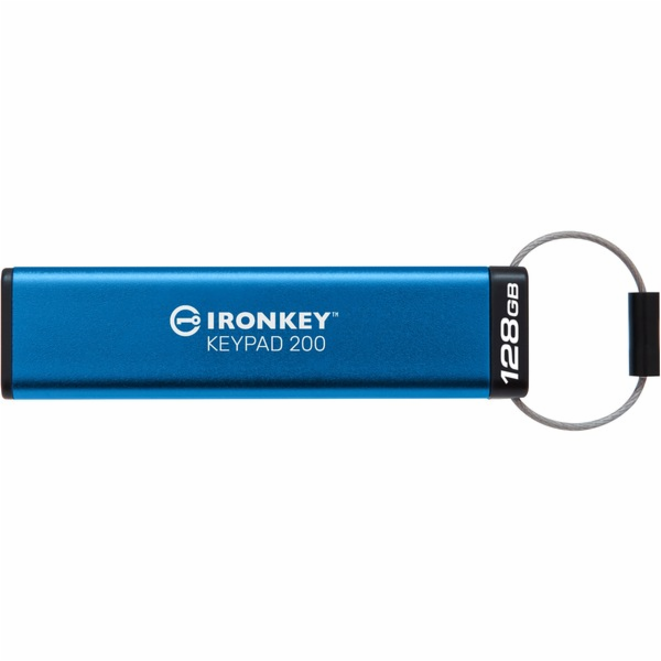 Kingston IronKey Keypad 200 128 GB, USB-Stick IKKP200/128GB