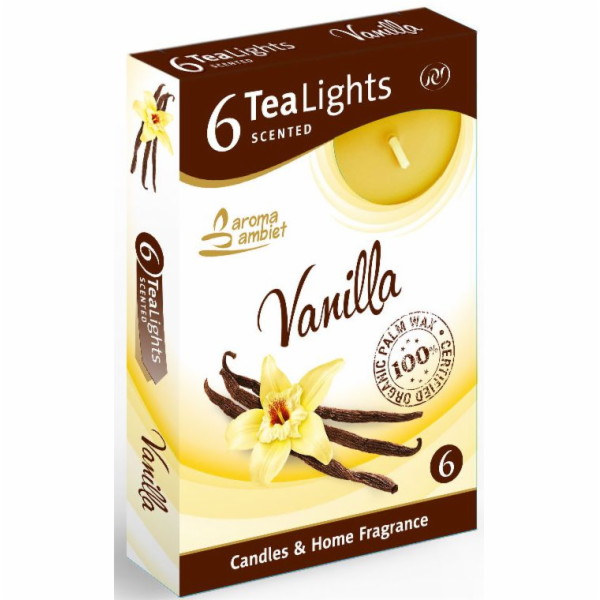 Svíčka&nbsp;čajová&nbsp;6&nbsp;ks&nbsp;Vanilla