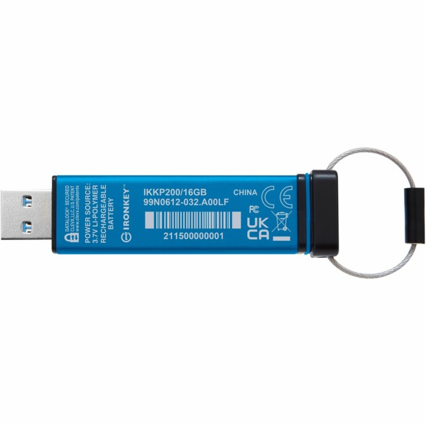 Kingston IronKey Keypad 200 16 GB, USB-Stick IKKP200/16GB