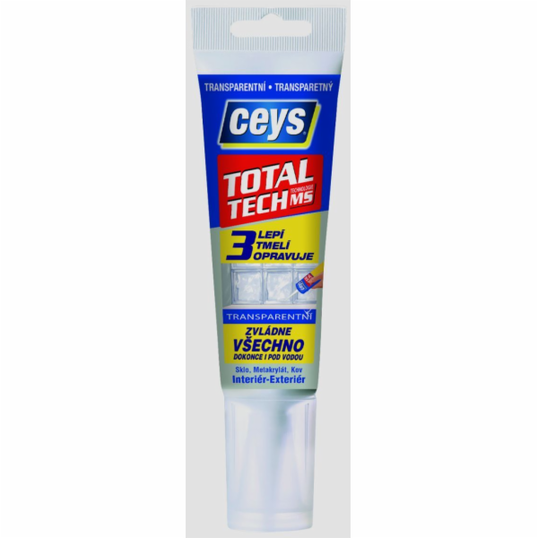 Lepidlo tmel TOTAL TECH Ceys express transparent tuba 125 ml