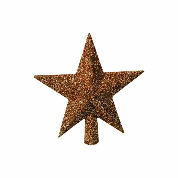Špice vánoční hvězda 19 cm zlatá