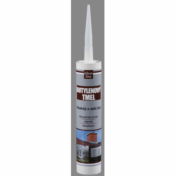 Tmel butyl 310 ml bílý Silver line