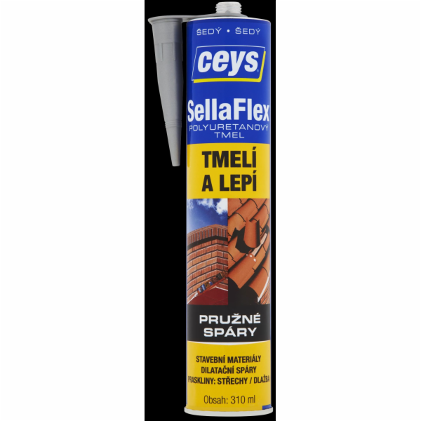 Tmel polyuretanový 310 ml šedý Ceys Sellaflex