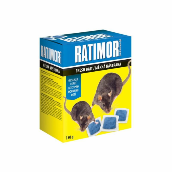Nástraha měkká Ratimor Brodifacoum 150 g sáček