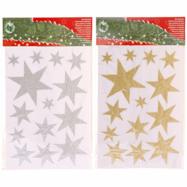 Nálepky&nbsp;na&nbsp;okno&nbsp;vánoční&nbsp;hvězdy