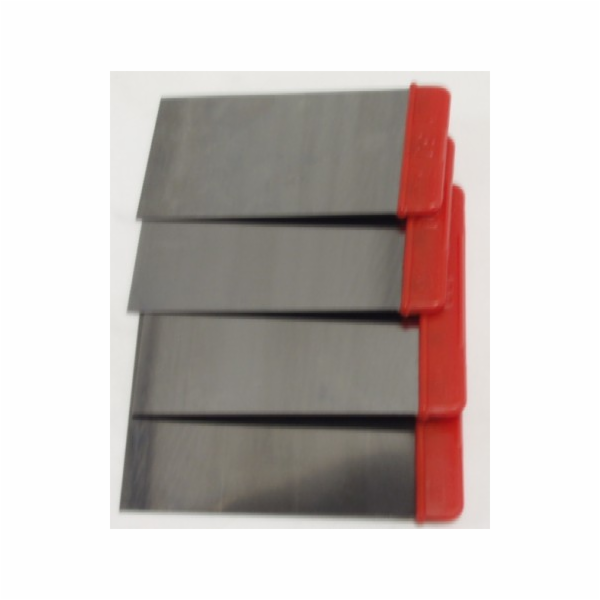 Stěrka tmelící nerez 4 ks - 60,80,100,120 mm