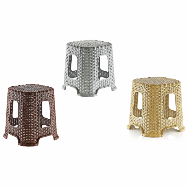 Stolička 32x32x26 cm Rattan plast T002