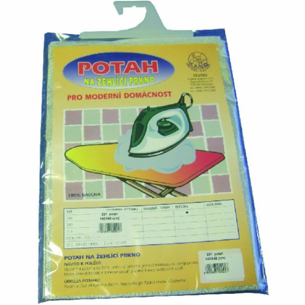 Potah žehlící prkno 140x48 cm teflon, bavlna